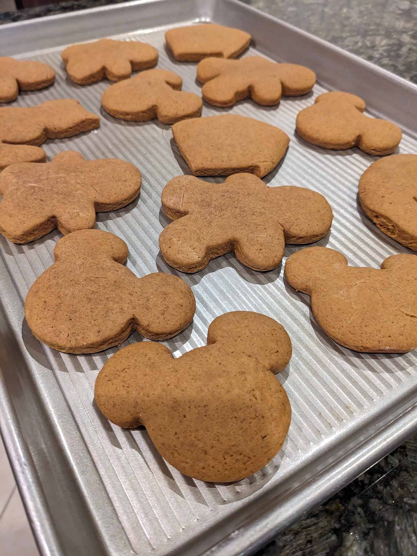 Butter-herb stuffing in a casserole dish