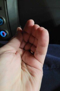 "Two of these fresh parsley" Hand measurement for fresh parsley